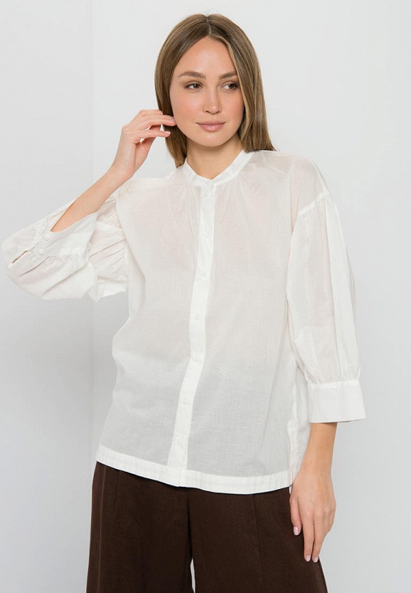 женская рубашка с длинным рукавом gerry weber, белая
