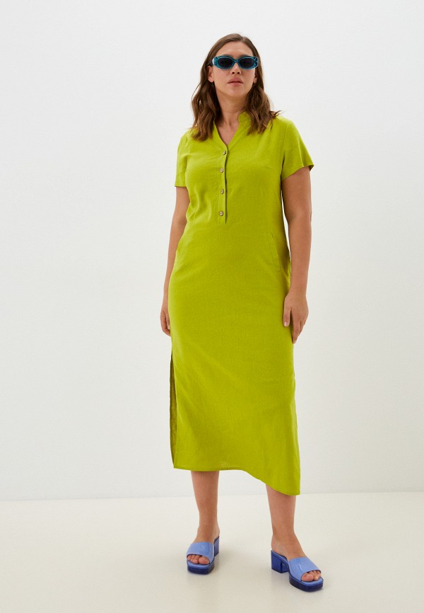 женское повседневные платье brandstoff, зеленое