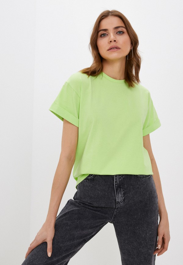 женская футболка sofee, зеленая