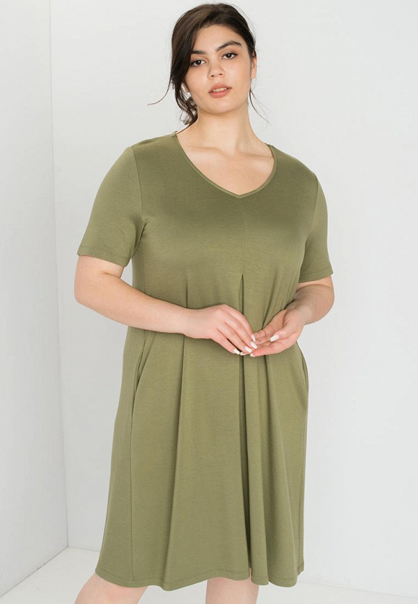женское платье-футболки samoon by gerry weber, зеленое