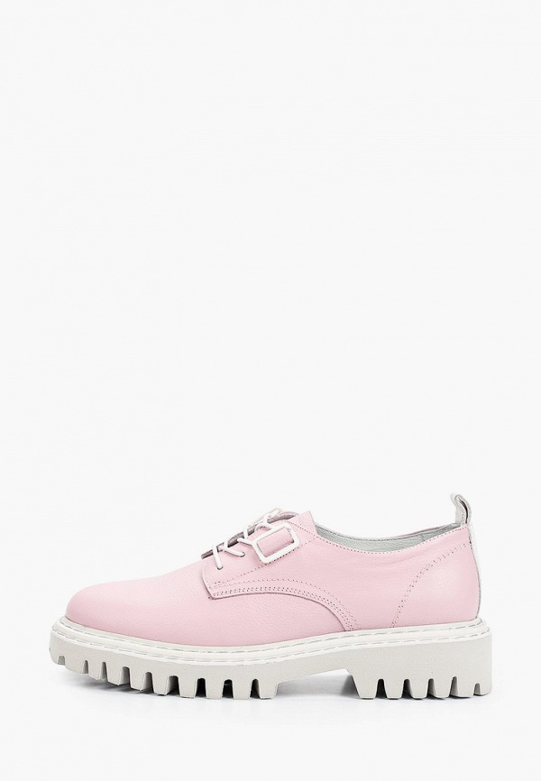 женские ботинки-оксфорды grunberg, розовые