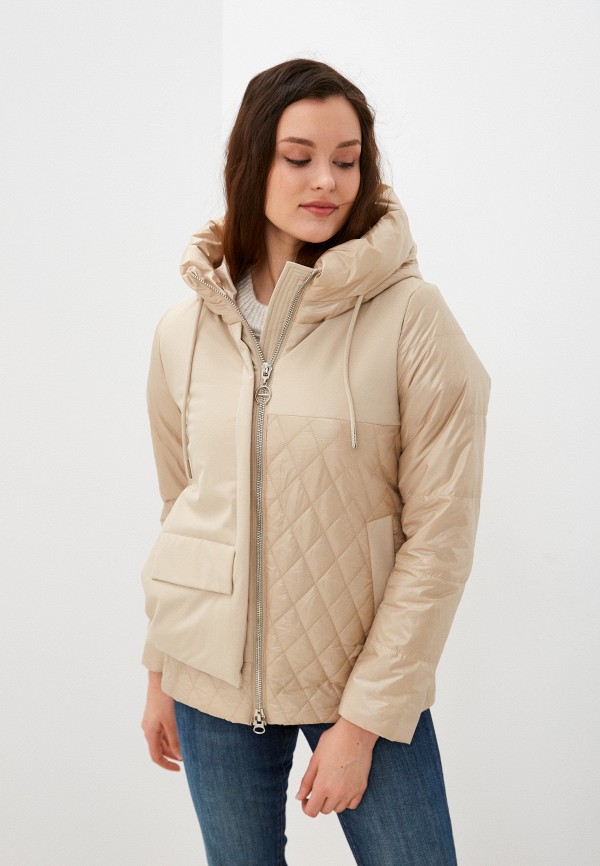 женская утепленные куртка winterra, бежевая