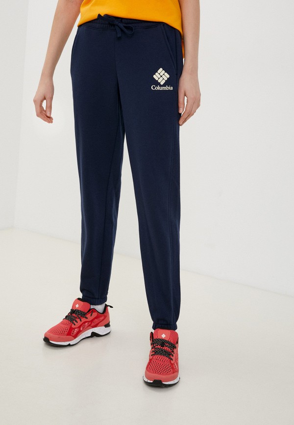 женские спортивные брюки columbia, синие