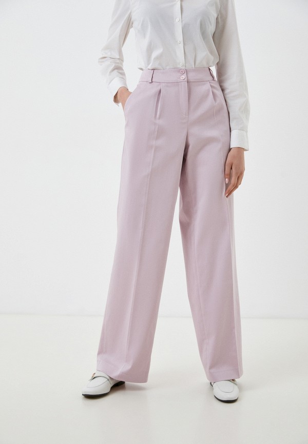 женские повседневные брюки b.l.e.s, розовые