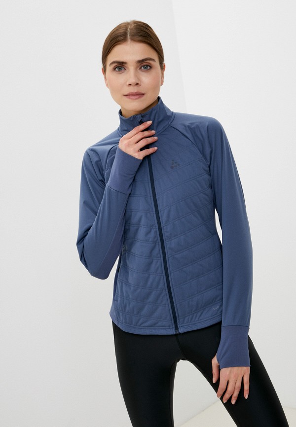 женская спортивные куртка craft, синяя