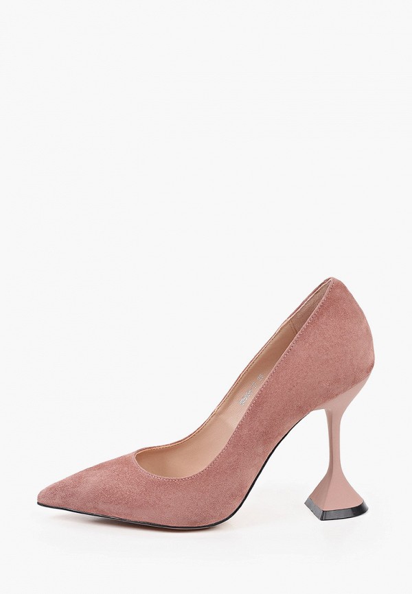 женские туфли-лодочки basconi, розовые