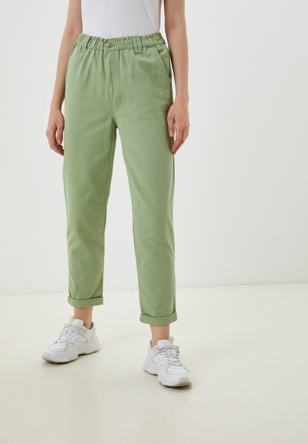 женские джинсы-мом o’stin, зеленые