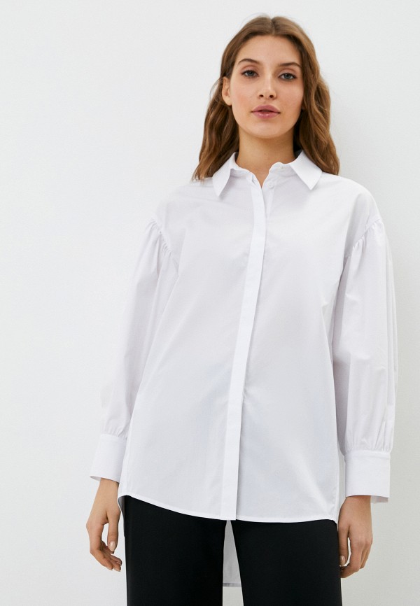 женская блузка с длинным рукавом katya ander, белая