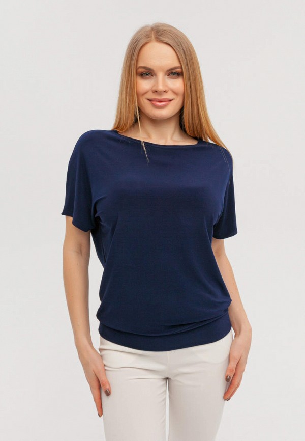 женская футболка текстиль хаус, синяя
