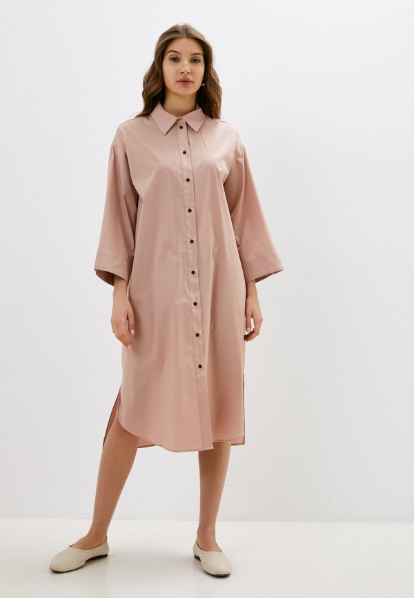 женское платье-рубашки baon, розовое