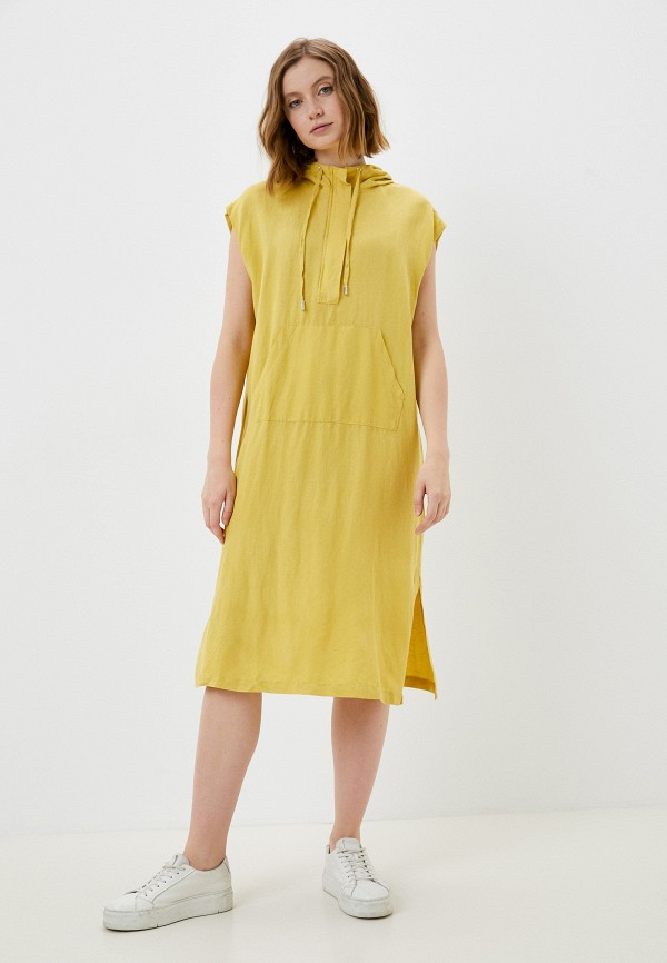 женское повседневные платье baon, желтое