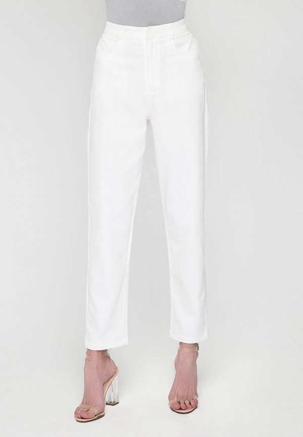 женские прямые джинсы fors, белые