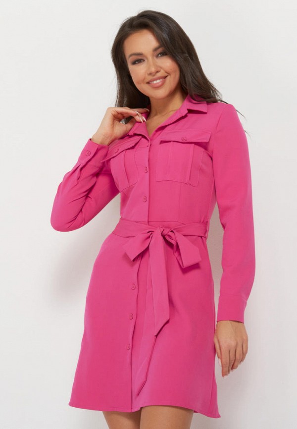женское платье-рубашки sandrine, розовое