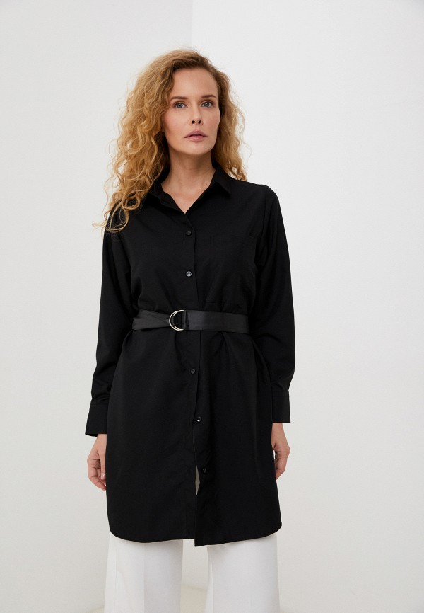 женское платье-рубашки vera nicco, черное