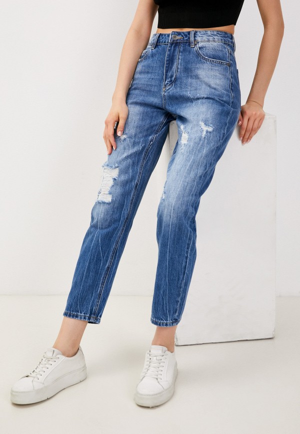 женские прямые джинсы jlab, синие
