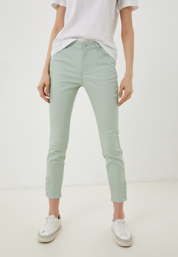 женские джинсы скинни zolla, зеленые