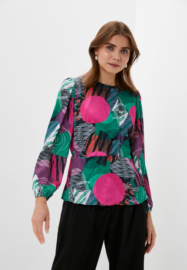 женская блузка с длинным рукавом lilly bennet, разноцветная