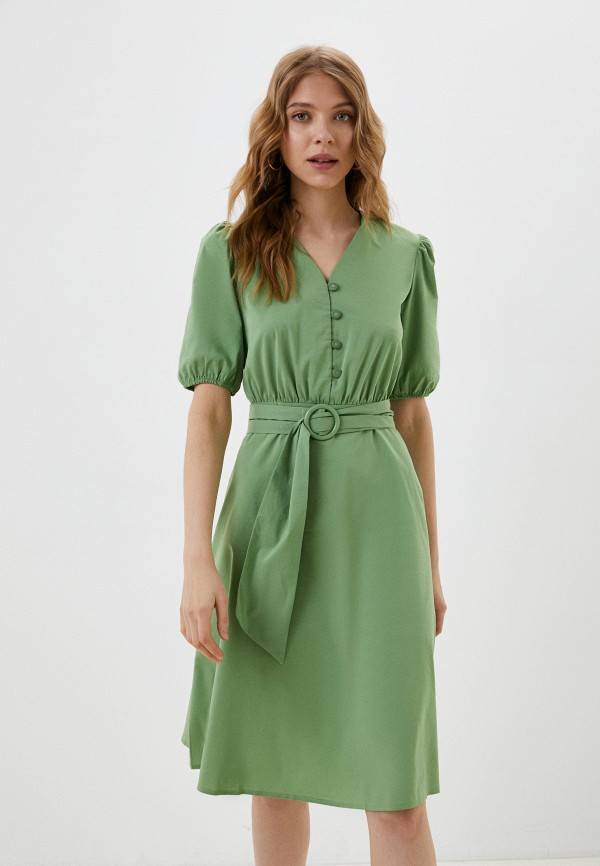 женское повседневные платье likadis, зеленое