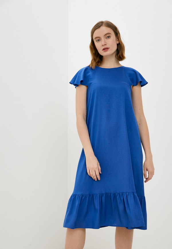 женское повседневные платье luvine, синее