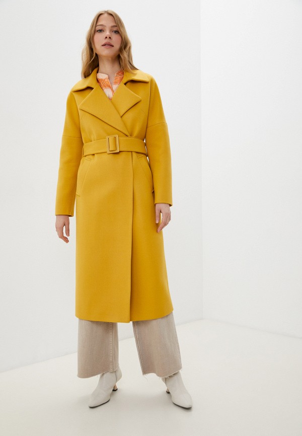 женское пальто vivaldi, желтое