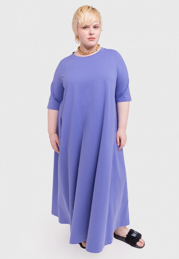 женское платье-футболки lessismore, фиолетовое