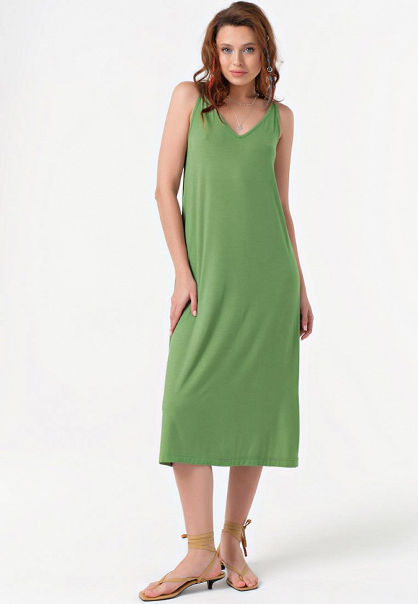 женское платье fly, зеленое