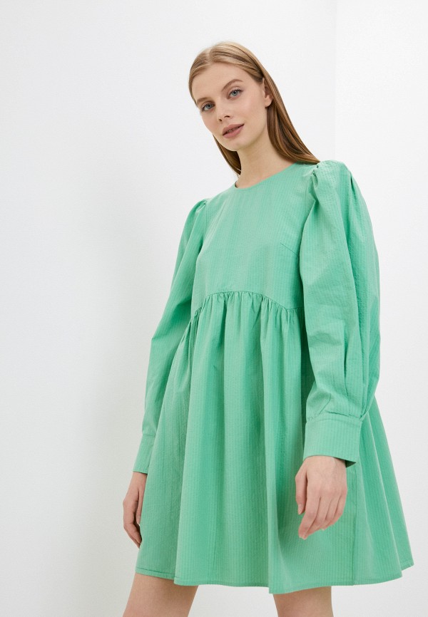 женское повседневные платье sela, зеленое
