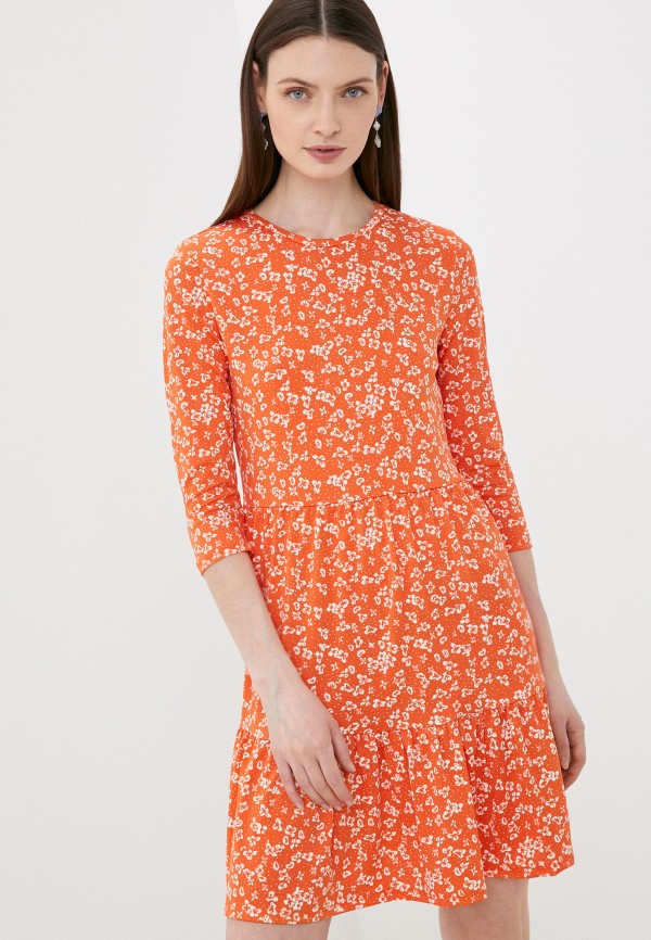 женское повседневные платье colin’s, оранжевое