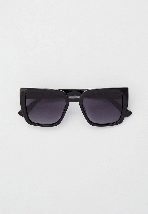 женские квадратные солнцезащитные очки mon mua, черные