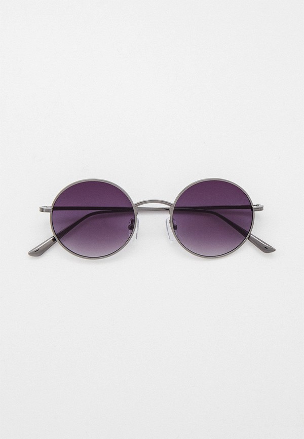 женские круглые солнцезащитные очки furlux, серые