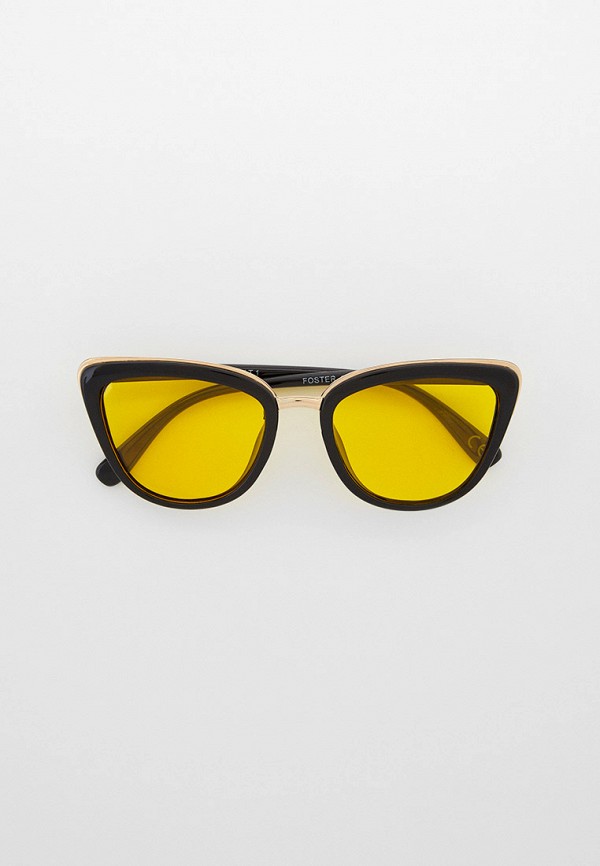женские солнцезащитные очки кошачьи глаза foster grant, черные