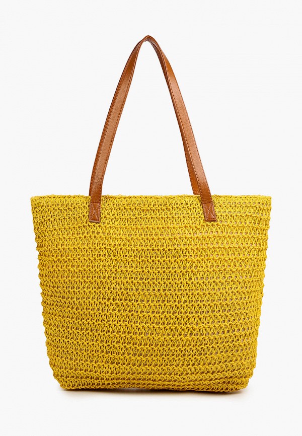 женская пляжные сумка mon mua, желтая