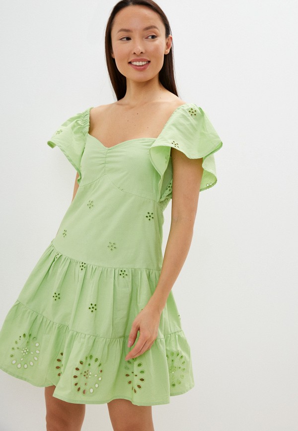 женское повседневные платье o’stin, зеленое