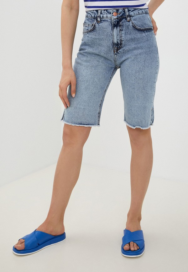 женские джинсовые шорты cracpot, голубые