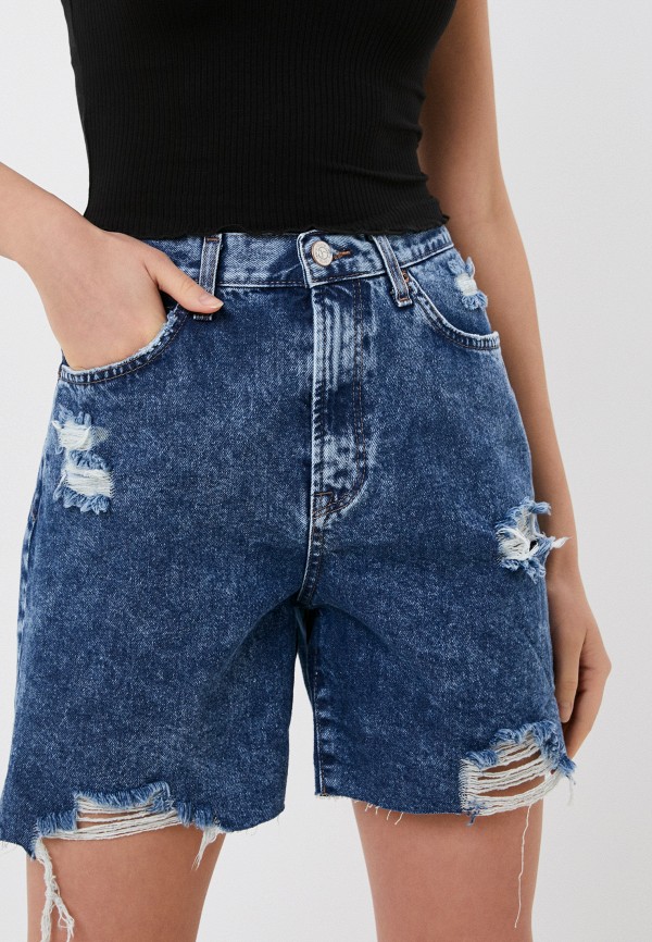 женские джинсовые шорты gloria jeans, синие