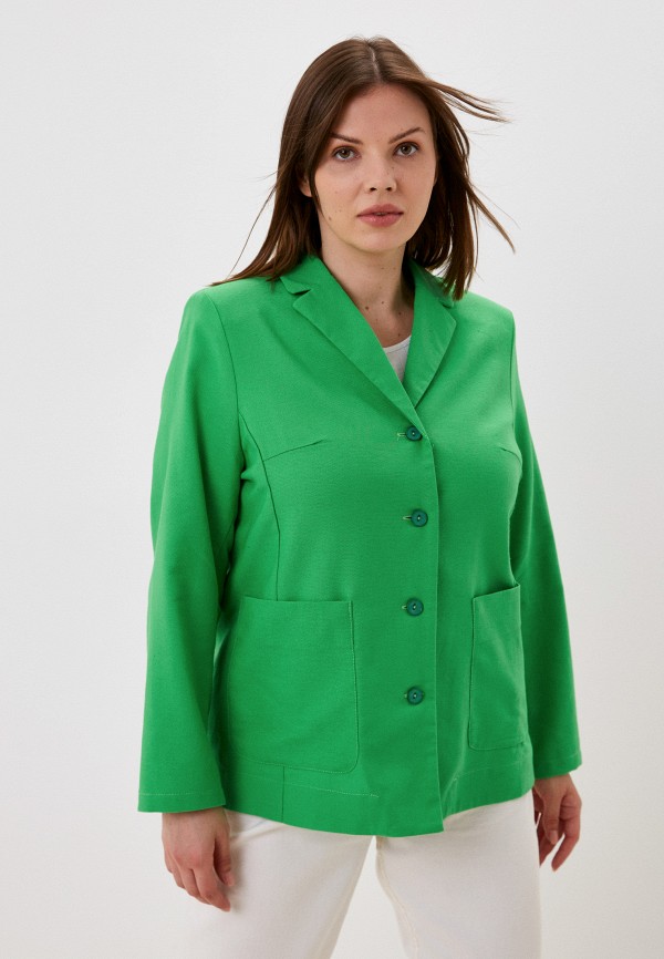 женский пиджак grand grom, зеленый