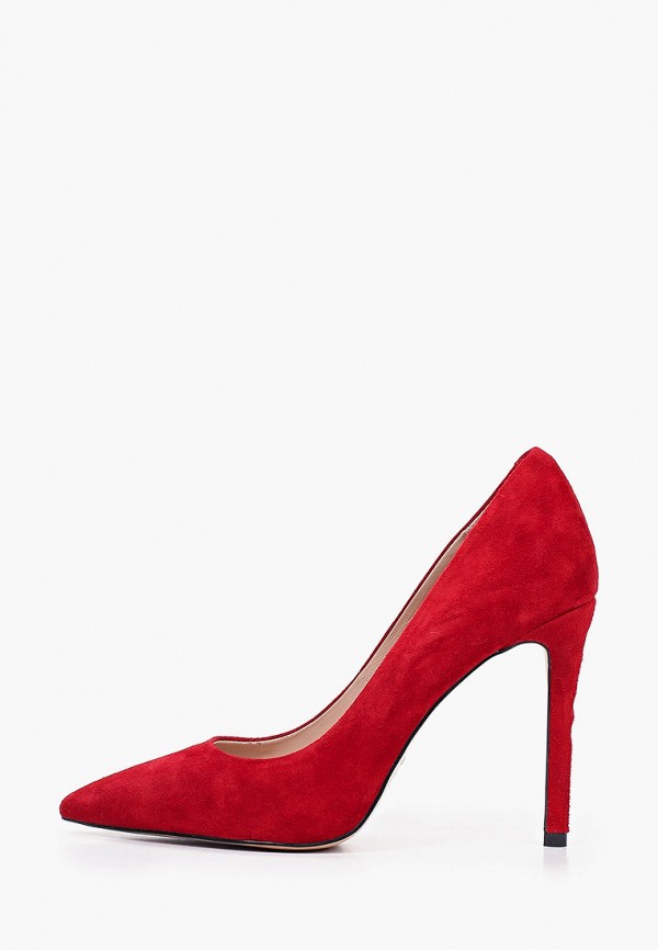 женские туфли-лодочки basconi, красные