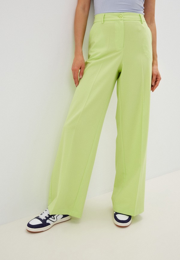 женские повседневные брюки befree, зеленые