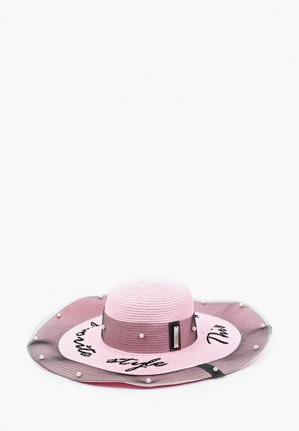 женская шляпа vntg vintage+, розовая