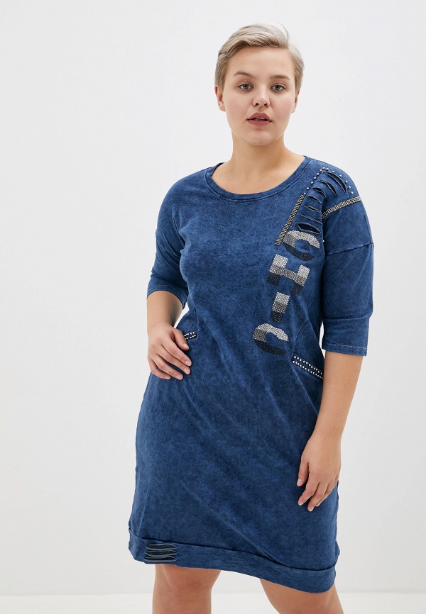 женское платье milanika, синее
