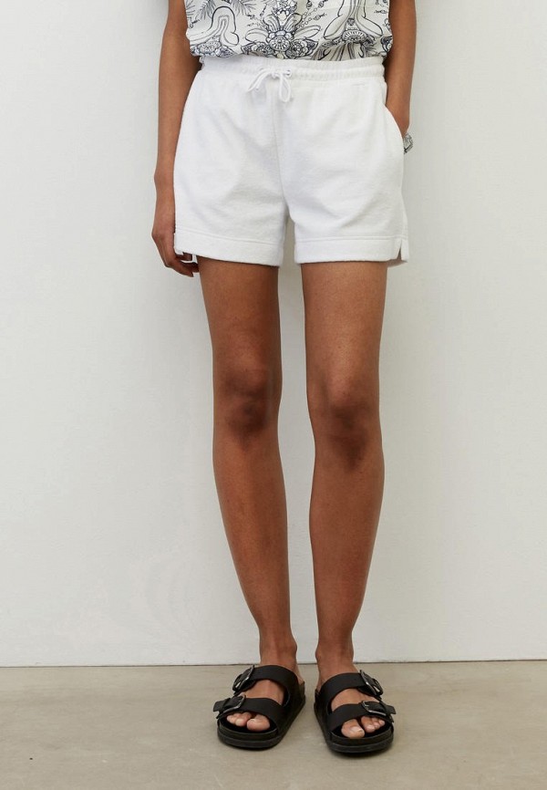женские повседневные шорты marc o’polo, белые