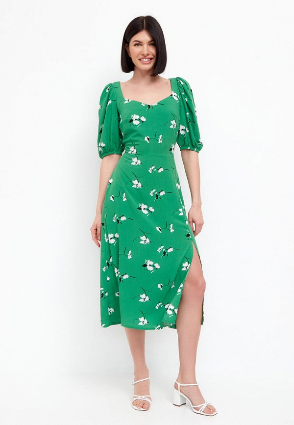 женское повседневные платье suara femme, зеленое