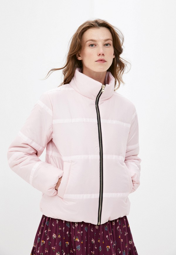 женская утепленные куртка vivaldi, розовая
