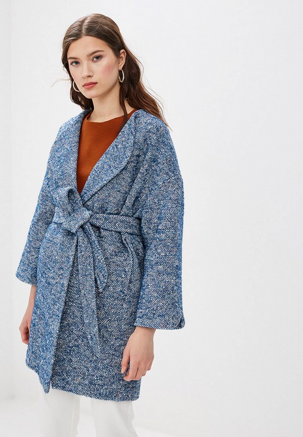 женское пальто azell’ricca, синее