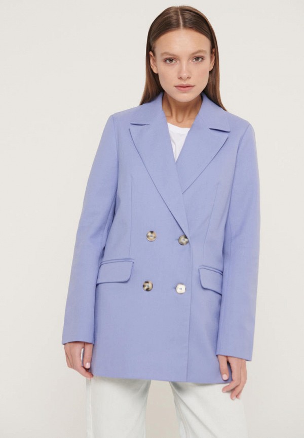 женский пиджак eterlique, голубой