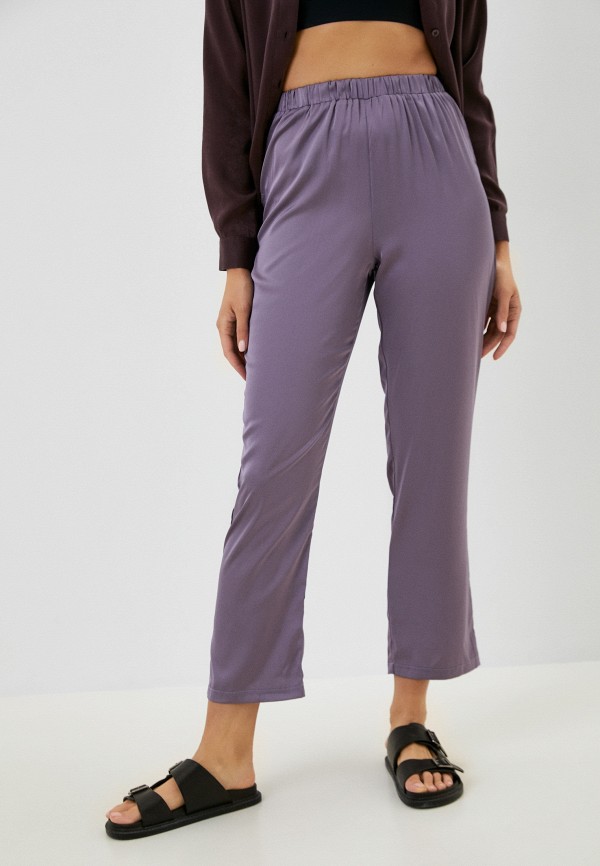 женские повседневные брюки reka, фиолетовые
