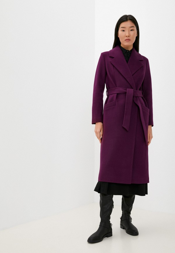 женское пальто vivaldi, фиолетовое