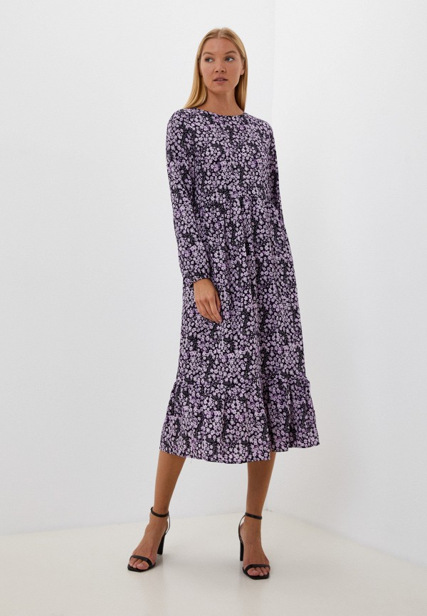 женское повседневные платье belucci, фиолетовое