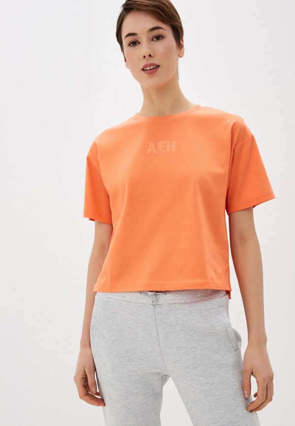 женская спортивные футболка anta, оранжевая