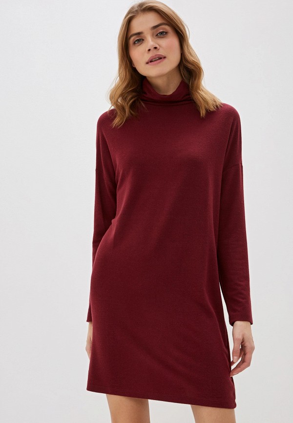 женское платье-свитеры colin’s, бордовое